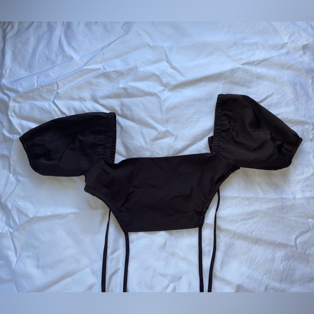 open back crop top